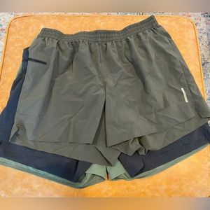 3 REI Mens XL Shorts with liner